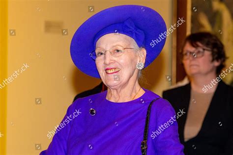 Queen Margrethe Ii During Visit Exhibition Editorial Stock Photo ...