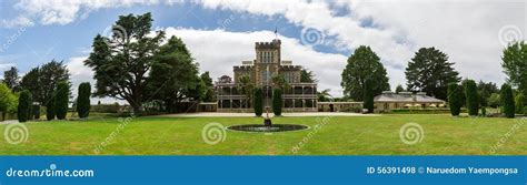 Castle in Dunedin Otago Peninsula Stock Photo - Image of dunedin, house ...