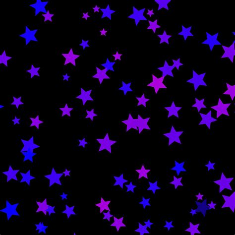 Blue and Purple Stars Digital Art by Abagail Wells - Fine Art America