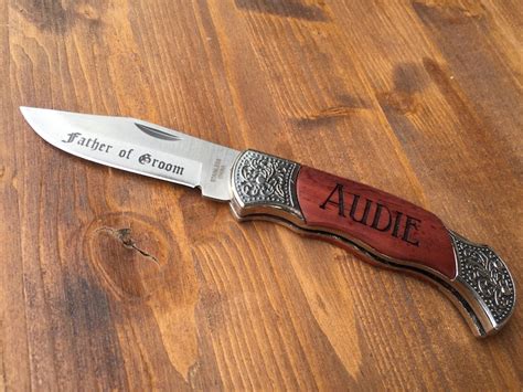 Set of 7 Engraved Hunting Knives Engraved Knife Engraved | Etsy