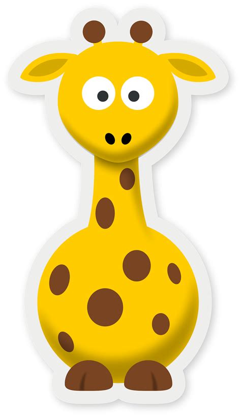 Giraffe | Free Stock Photo | Cartoon illustration of a giraffe | # 14940