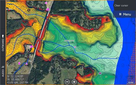 C-MAP Reveal Lake Charts with Shaded Relief & Custom Depth Shading ...