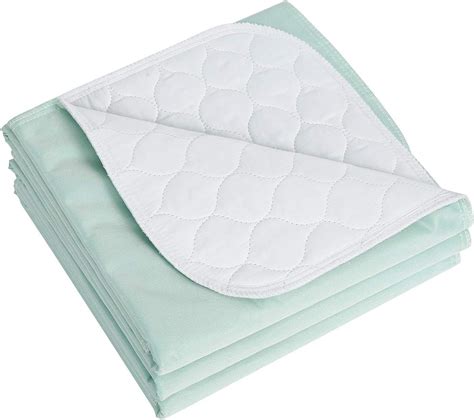 Washable Waterproof Incontinence Bed Pads - 24 x 34 Inch Reusable ...