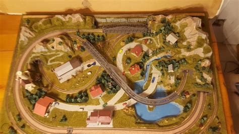 Noch Marklin Z Scale Train Layout. Includes Track, Buildings, Switches, Power | #1873652193