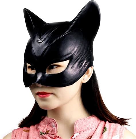 Catwoman Mask Cosplay Costume Sexy Fancy Dress Party Halloween Mask ...