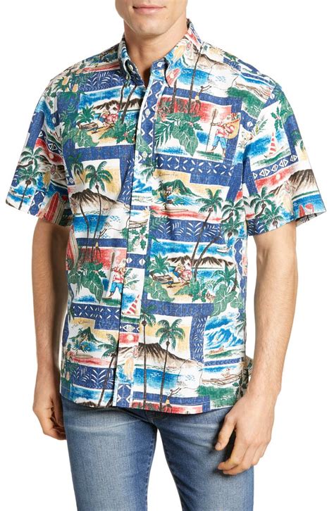 Reyn Spooner Hawaiian Christmas 2018 Classic Fit Sport Shirt | Nordstrom