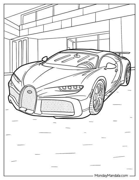 22 Bugatti Coloring Pages (Free PDF Printables)