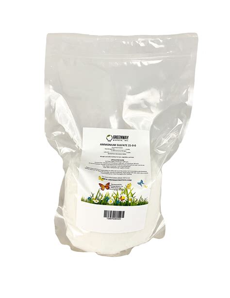 Ammonium Sulfate Fertilizer 21-0-0 - High Nitrogen Fertilizer ...