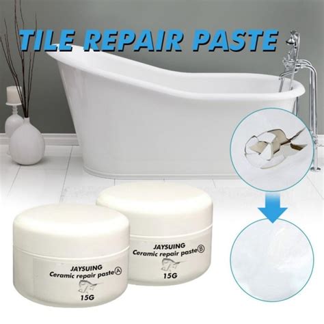 Xmarks Ceramic Repair Paste Tub Tile Shower Porcelain Repair Kit For ...