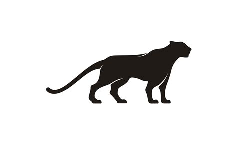 Jaguar Puma Lion Panther Silhouette Logo Grafik Von Enola99d · Creative Fabrica | Ягуар ...