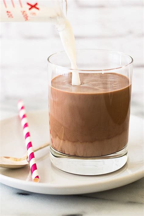 Chocolate Milk for One - Baking Mischief