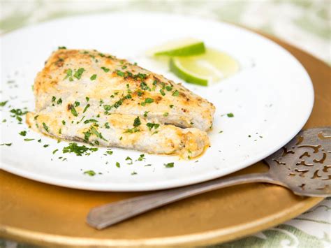 Quick and Easy Broiled Bluefish Fillets With Lime Aioli Recipe