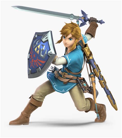 Link Breath Of The Wild, HD Png Download - kindpng