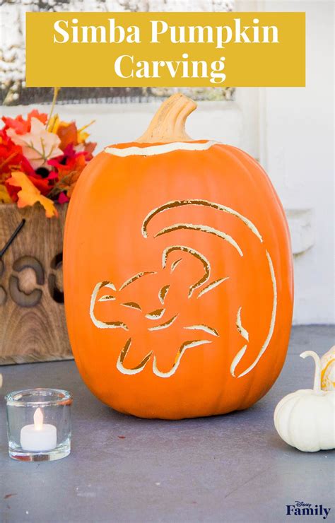 Have the Best Decor in the Pride Lands With This Simba Pumpkin Carving | Disney News