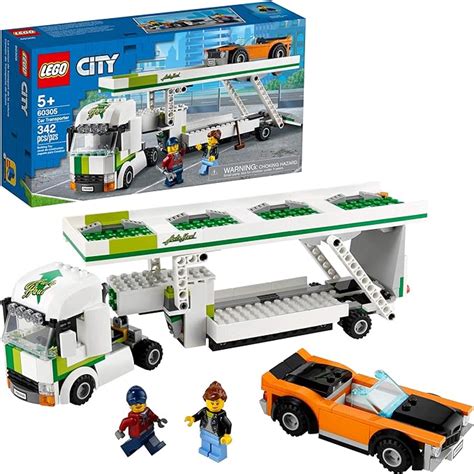 LEGO City Car Transporter 60305 Building Kit; Toy Playset for Kids, New ...