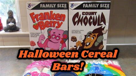 Halloween Cereal Bars/Treats! Count Chocula & Franken Berry! – Instant Pot Teacher