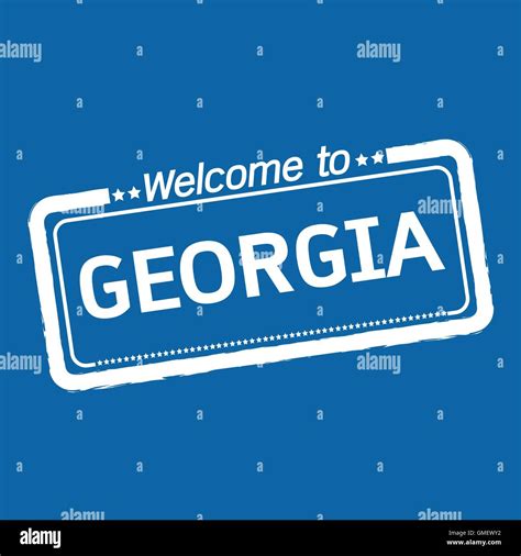 Georgia welcome sign Stock Vector Images - Alamy