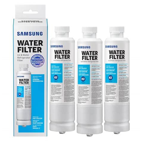 Samsung Genuine HAF-CIN/EXP Water Filter for Samsung Refrigerators (3 ...