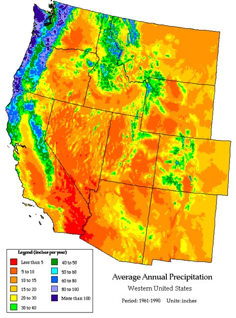 Precipitation Maps - Western Regional Climate Center