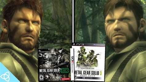 Metal Gear Solid 3D (3DS) vs. Metal Gear Solid 3 HD (PS3/PS5) | Side by Side - YouTube