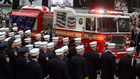 Thousands attend the funeral for FDNY firefighter who died in 5-alarm blaze - ABC7 Chicago