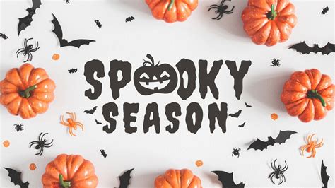 Download Spooky Season Spiders Bats Wallpaper | Wallpapers.com