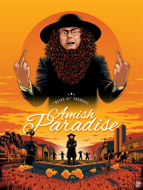 Weird Al - Amish Paradise Poster on Behance