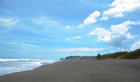 Beautiful uncrowded beach at Playa Hermosa in Jaco Costa Rica