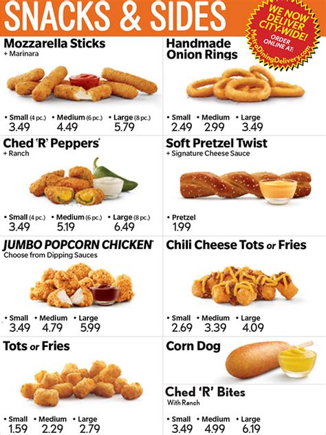 Sonic Menu Prices - Latest 2023 Menu And Prices