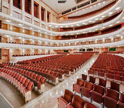 Smith Center's Reynolds Hall with custom 27.17.XX.17 Allegro fixed audience seating manufactured ...