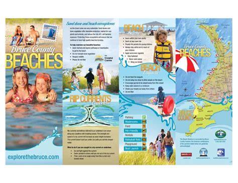 Bruce County Beaches Map