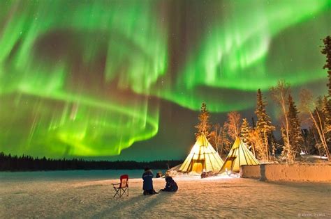 Canada : l’Aurora Village, un lieu magique pour observer les aurores ...