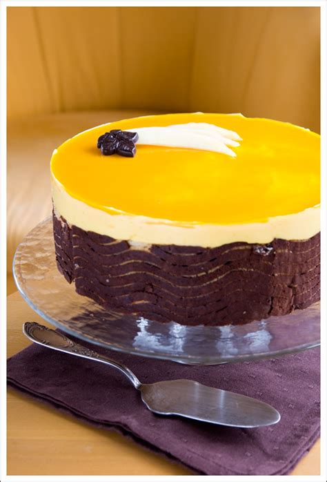 Berry Lovely: Mango Chocolate Mousse Cake