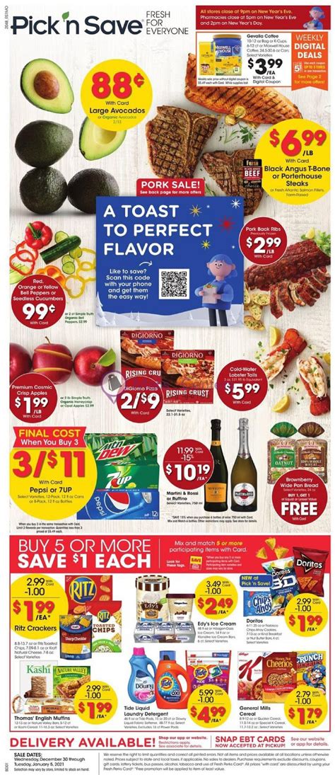 Pick ‘n Save Weekly ad valid from 12/30/2020 to 01/05/2021 - MallsCenters