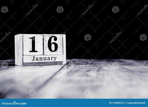 January 16th, 16 January, Sixteenth of January, Calendar Month - Date ...