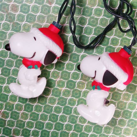 For Sale - Santa Snoopy Christmas Lights - CollectPeanuts.com