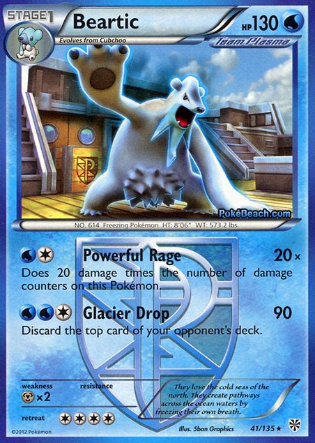 Beartic -- Plasma Storm Pokemon Card Review | PrimetimePokemon's Blog