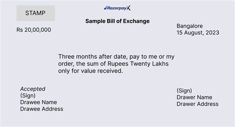 Bill of Exchange: Definition, Types and Importance - RazorpayX (2023)