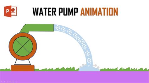 Water Flow animation on PowerPoint | Water pump Animation - YouTube