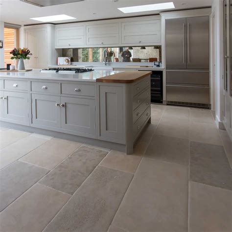 Stone Tiles For Kitchen Floor / Beige Kitchen Stone-Look Tile Floor | Why Tile - What is the ...