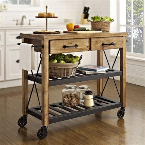 Portable Kitchen Island Cart | Edgewood Cabinetry