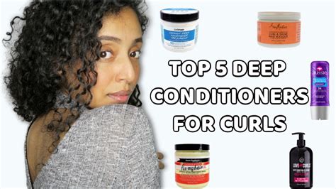 MY TOP 5 BEST DEEP CONDITIONERS FOR CURLY HAIR - YouTube