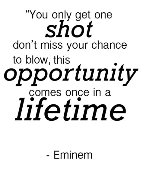 Opportunity Comes Once In A Lifetime - DesiComments.com