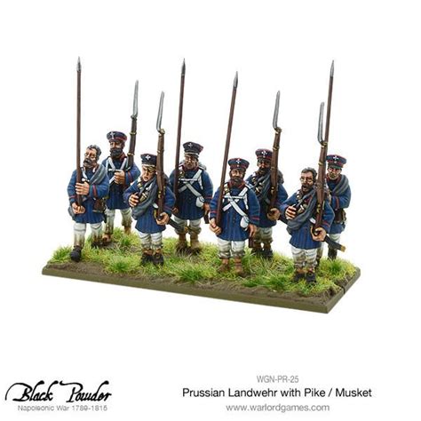 Napoleonic Wars: Prussian Landwehr with Pike / Musket 1789-1815 ...