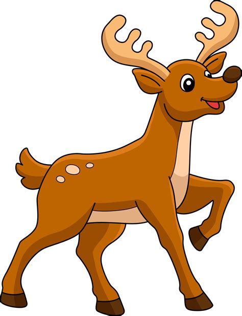 Christmas Reindeer Cartoon Colored Clipart 10789027 Vector Art at Vecteezy