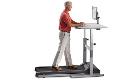 Modern Office LifeSpan Medium Use Treadmill with Manual Desk with Bluetooth Display | Zuri Furniture