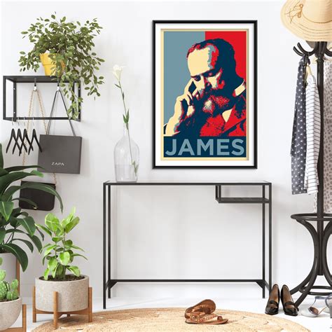 William James Original Art Print Photo Poster Gift Home Wall - Etsy