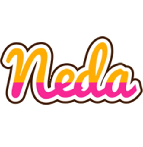 Neda Logo | Name Logo Generator - Smoothie, Summer, Birthday, Kiddo, Colors Style