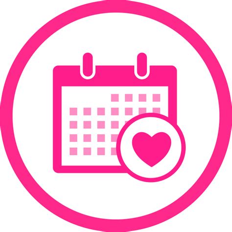 Pink Calendar Icon #385718 - Free Icons Library