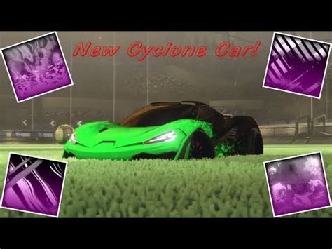 New Rocket League "Cyclone" Car Showcased With 16 Mystery Decals! - YouTube